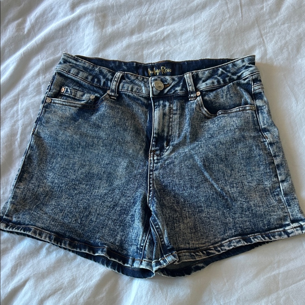 Indigo Rein Blue Jean Shorts